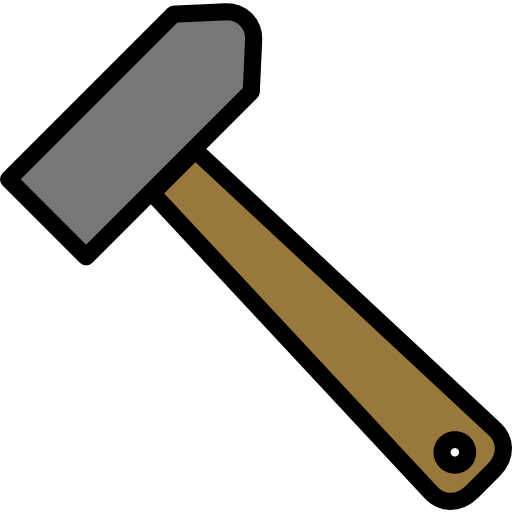 Hammer Darius Dan Lineal Color icon