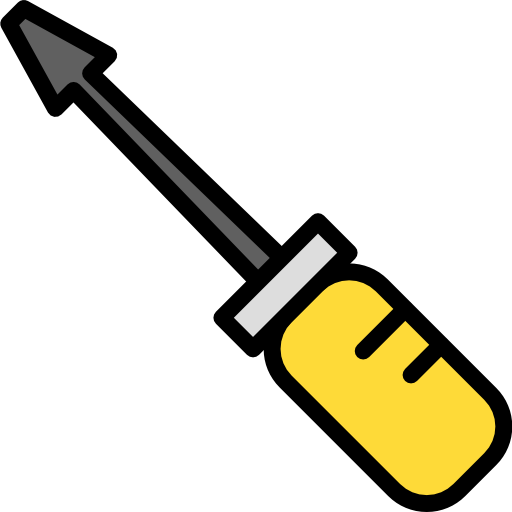 Screwdriver Darius Dan Lineal Color icon