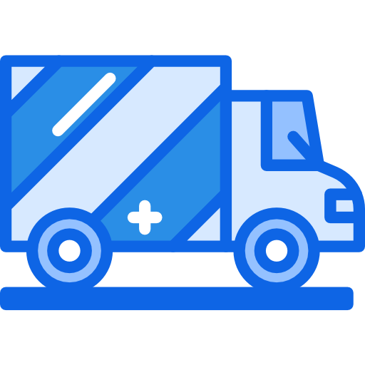 camion de livraison Darius Dan Blue Icône