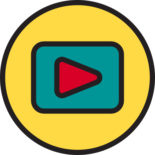 botón de play Payungkead Lineal Color icono