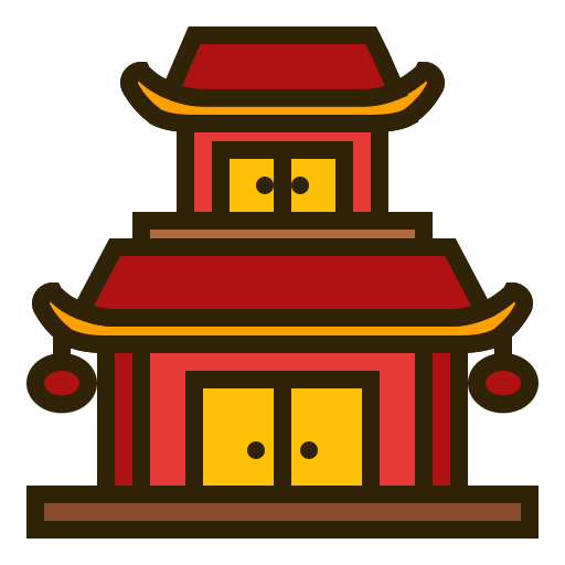 oriental Generic color lineal-color icono