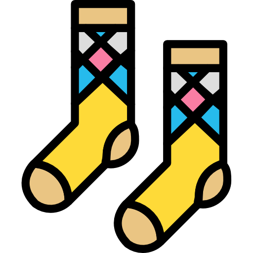 Socks Darius Dan Lineal Color icon