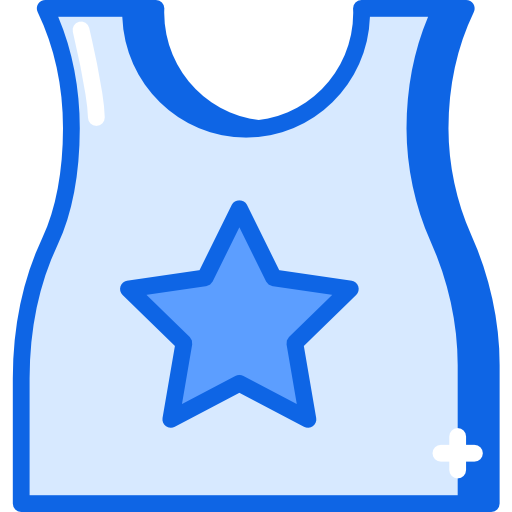 tanktop Darius Dan Blue icoon