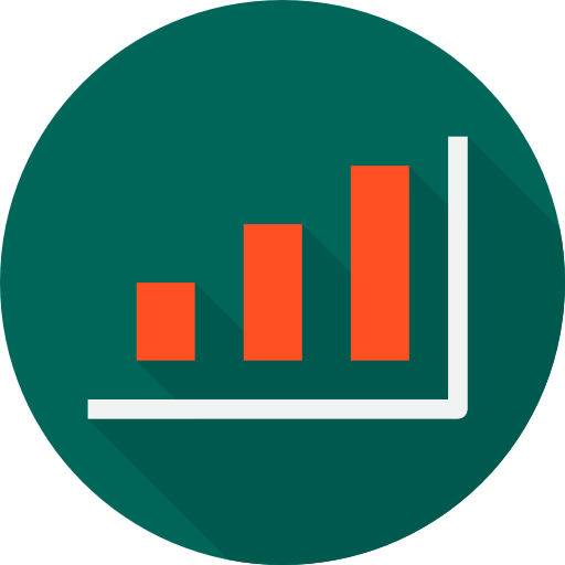 Graph Payungkead Flat icon