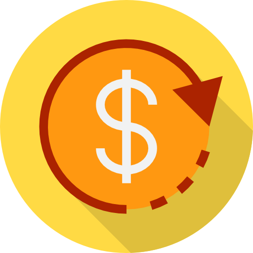 Dollar Payungkead Flat icon