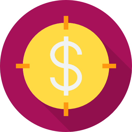Dollar Payungkead Flat icon