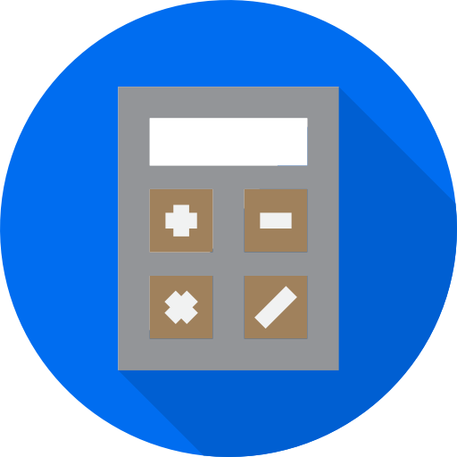 kalkulator Payungkead Flat ikona