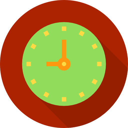 Clock Payungkead Flat icon