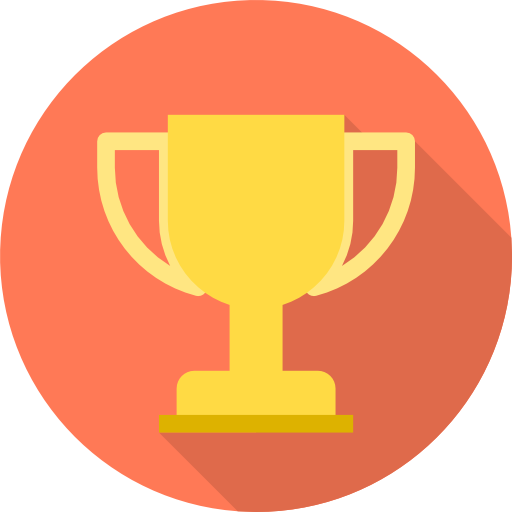 Trophy Payungkead Flat icon