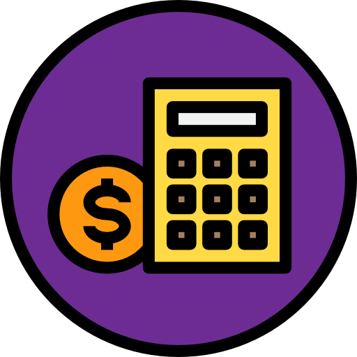 kalkulator Payungkead Lineal Color ikona