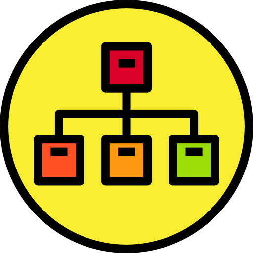 diagrama Payungkead Lineal Color icono