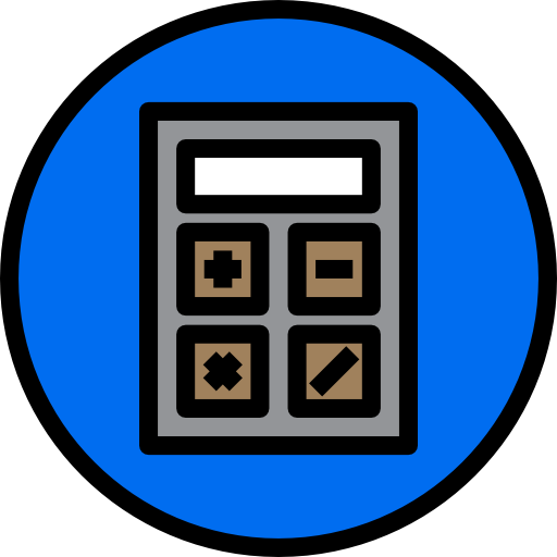 Calculator Payungkead Lineal Color icon
