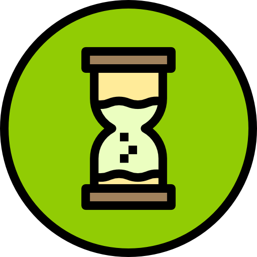 Hourglass Payungkead Lineal Color icon
