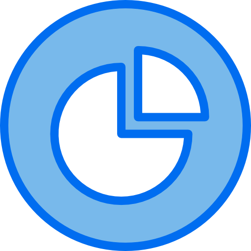 Chart Payungkead Blue icon