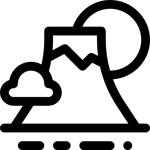 fudżi Basic Rounded Lineal ikona