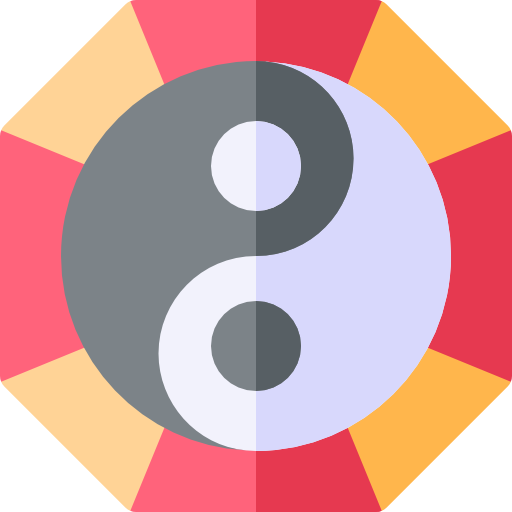 yin-yang Basic Rounded Flat icon