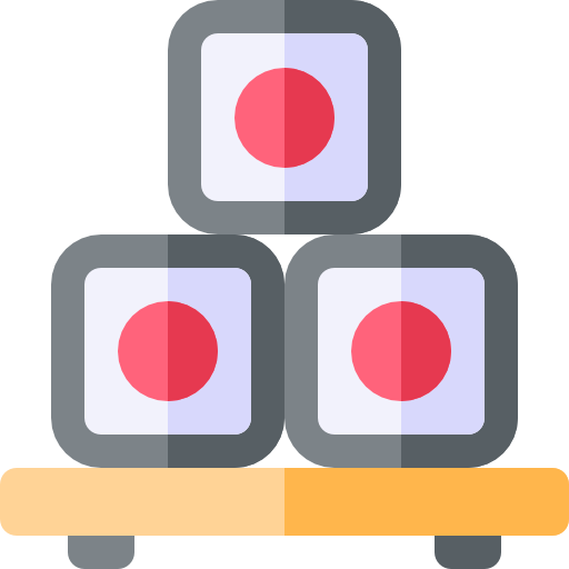 sushi Basic Rounded Flat ikona