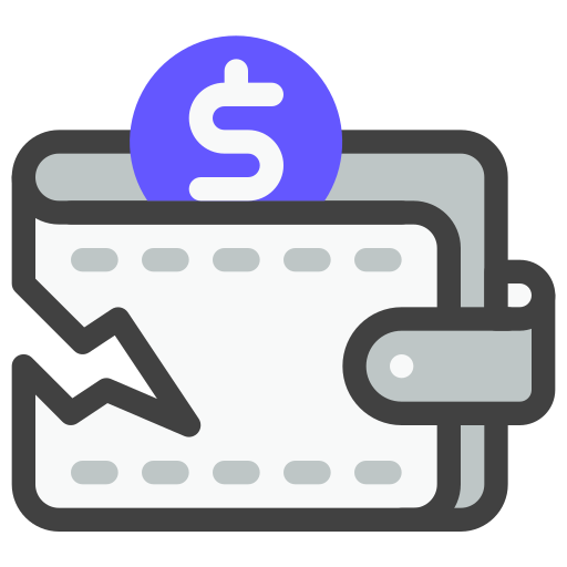 Moneyless Generic color lineal-color icon