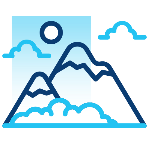 montagna Generic color lineal-color icona