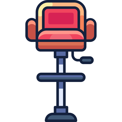 silla de bar Generic color lineal-color icono