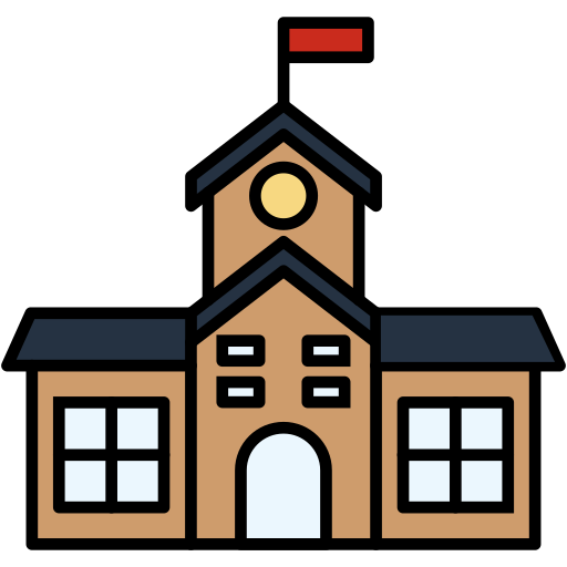 School Generic color lineal-color icon