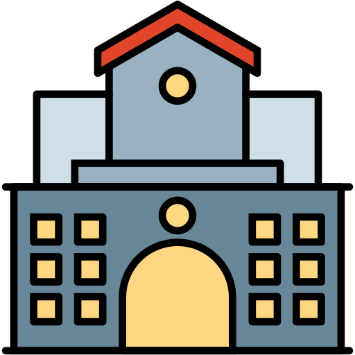 School Generic color lineal-color icon