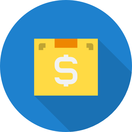 dollar Payungkead Flat icon