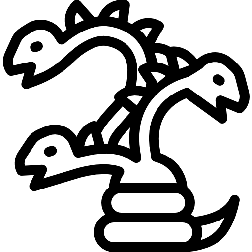 hydra Detailed Rounded Lineal ikona