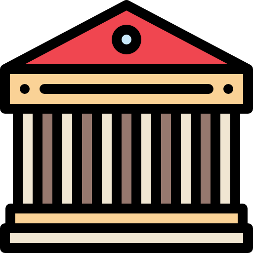 パルテノン神殿 Detailed Rounded Lineal color icon