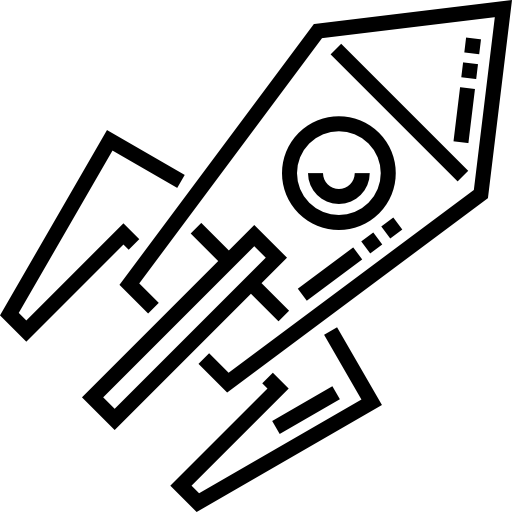 razzo Detailed Straight Lineal icona