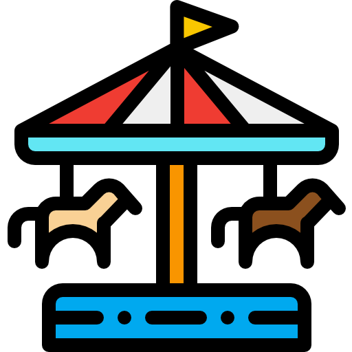 karuzela Detailed Rounded Lineal color ikona