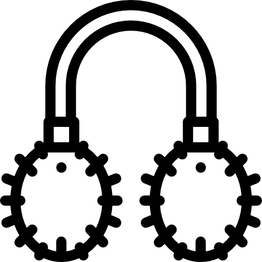 nauszniki Detailed Rounded Lineal ikona