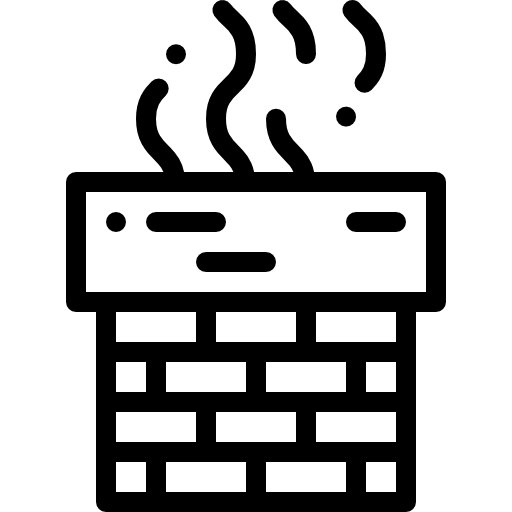 굴뚝 Detailed Rounded Lineal icon