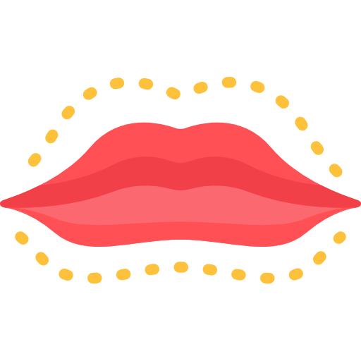 lèvre Special Flat Icône