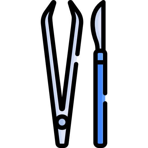 Инструменты для хирургии Special Lineal color иконка