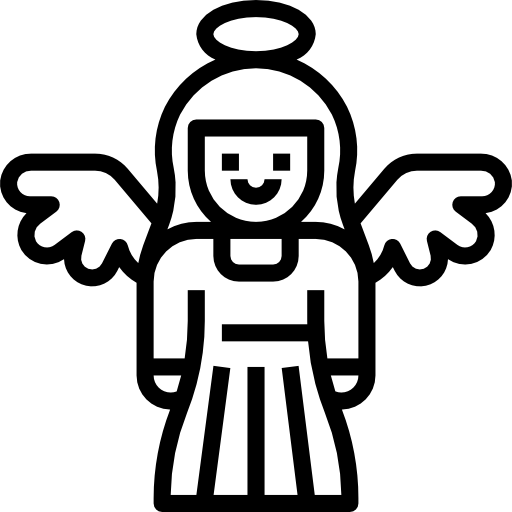 engel Aphiradee (monkik) Lineal icon