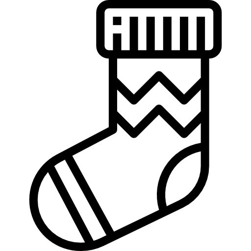 クリスマスソックス Aphiradee (monkik) Lineal icon