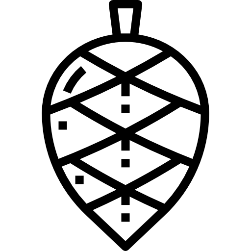 nuez Aphiradee (monkik) Lineal icono