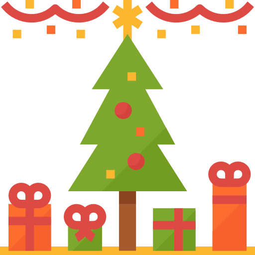 árbol de navidad Aphiradee (monkik) Flat icono