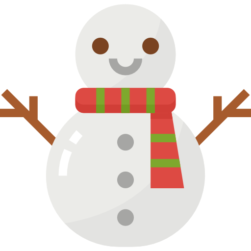 Снеговик Aphiradee (monkik) Flat иконка