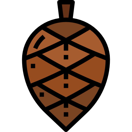 orzech Aphiradee (monkik) Lineal Color ikona