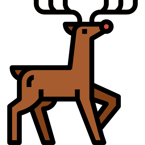 Северный олень Aphiradee (monkik) Lineal Color иконка