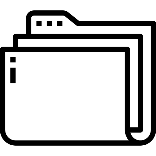 フォルダ Aphiradee (monkik) Lineal icon