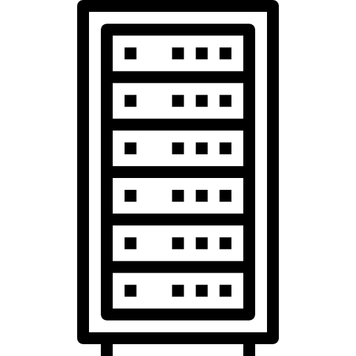 Server Aphiradee (monkik) Lineal icon