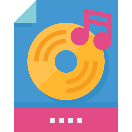 Music file Aphiradee (monkik) Flat icon