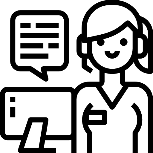 コールセンター Aphiradee (monkik) Lineal icon