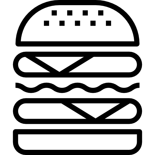 Бургер Aphiradee (monkik) Lineal иконка
