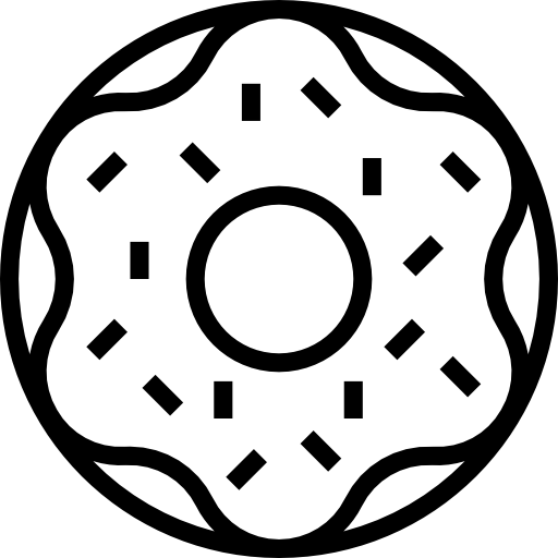 ciambella Aphiradee (monkik) Lineal icona