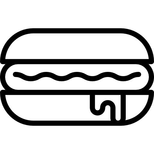 Хотдог Aphiradee (monkik) Lineal иконка