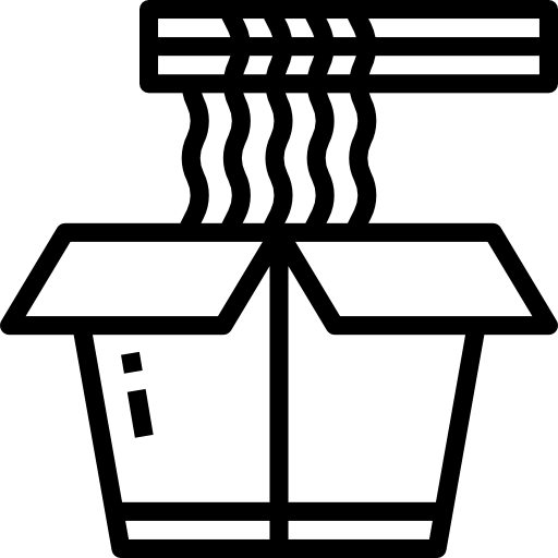 Noodles Aphiradee (monkik) Lineal icon